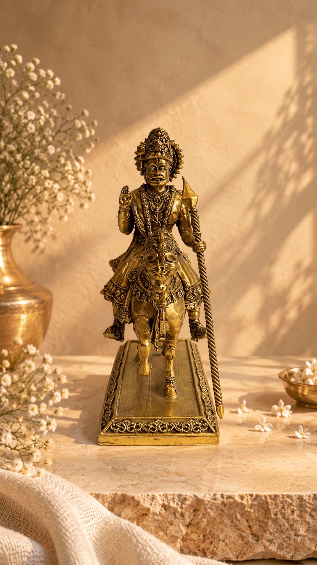 Pure Brass Baba Ramdev Ji Statue 
